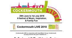 Desktop Screenshot of cockermouthfestival.org
